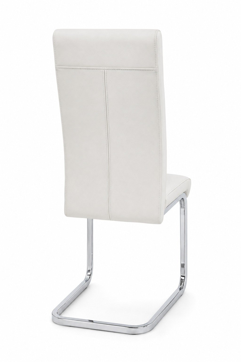 Silla Moderna Tapizada con Base Cromada