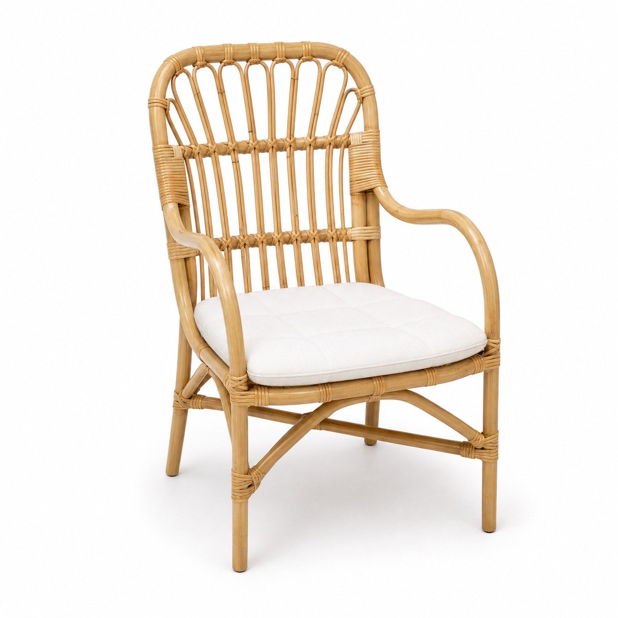 Sillón de Ratán con Almohadón