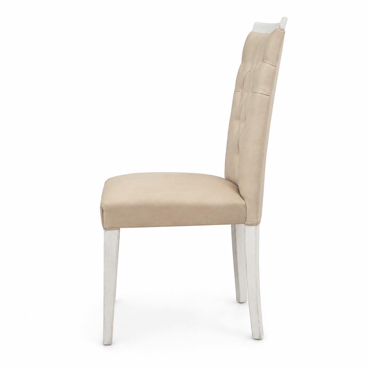 Silla tapizada alta Capitone (Maciza en guatambu)